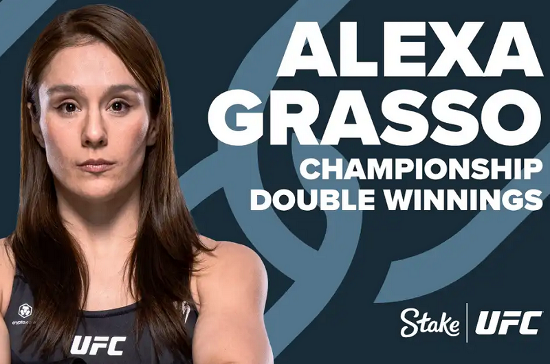 stake alexa grasso ufc 285 double winnings